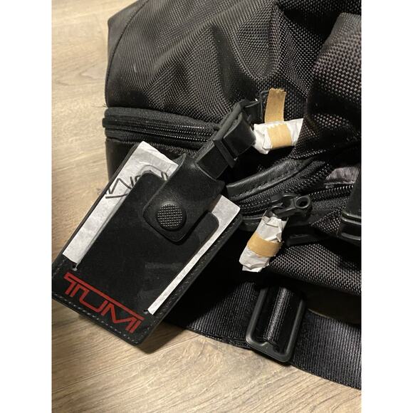 TUMI Travel Bag Duffle Double Expansion Satchel NWT MSRP $550.00 ALPHA 3 Black - Picture 5 of 12